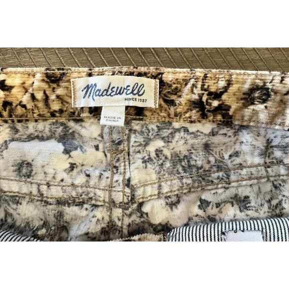 Madewell Skinny Skinny Cords Corduroy Pants in Photoflower Women’s Size 27 - Picture 4 of 16